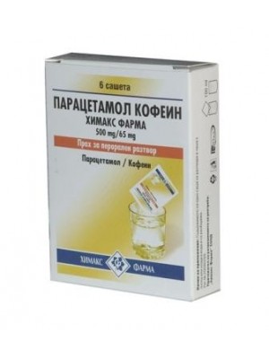 Paracetamol Caffeine 6 sachets
